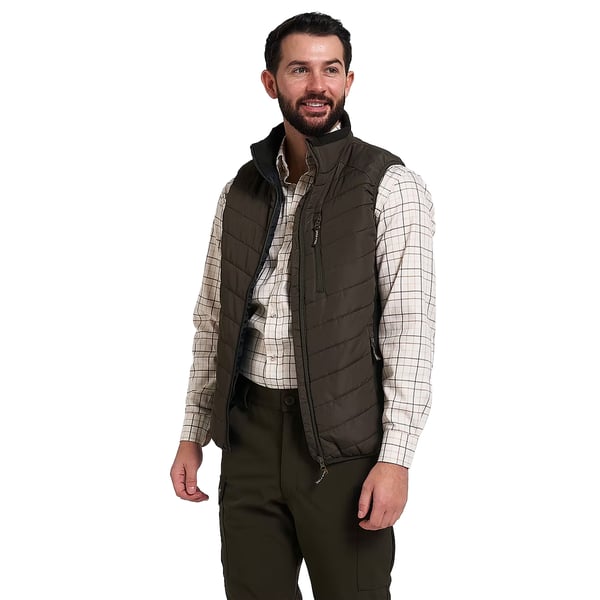 Jack Pyke Mens Quilted Polar Fleece Hybrid Gilet