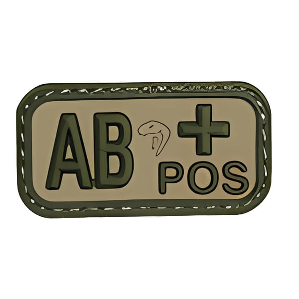 Viper AB Positive Rubber Patch Viper AB Positive Rubber Patch