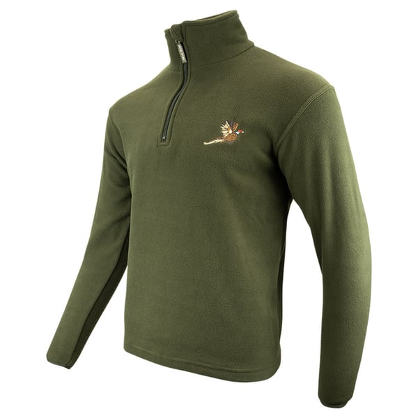 Jack Pyke Mens Pheasant Motif Fleece Top