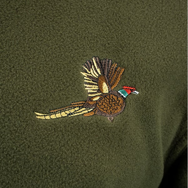 Jack Pyke Mens Pheasant Motif Fleece Top