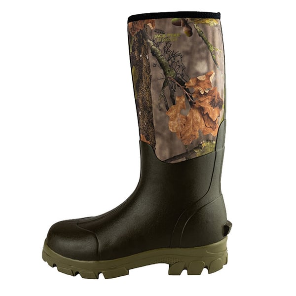 Jack Pyke Mens Ashcombe Oak Leaf Neoprene Camo Wellington Boots