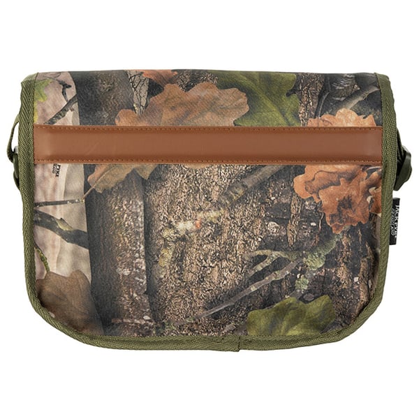 Jack Pyke Oak Leaf Leather Trim Camo Cartridge Bag