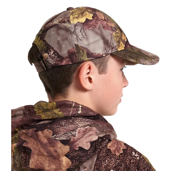 Jack Pyke Childrens/Kids Oak Leaf Stealth Breathtex Baseball Cap