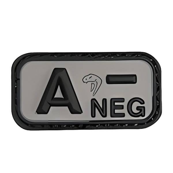 Viper A Negative Rubber Patch Viper A Negative Rubber Patch