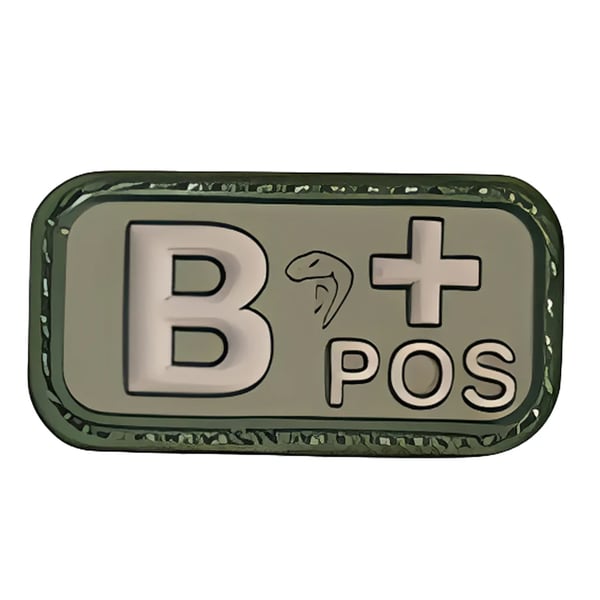 Viper B Positive Rubber Patch Viper B Positive Rubber Patch