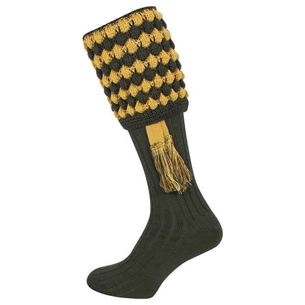 Jack Pyke Unisex Adult Pebble Shooting Socks with Garters