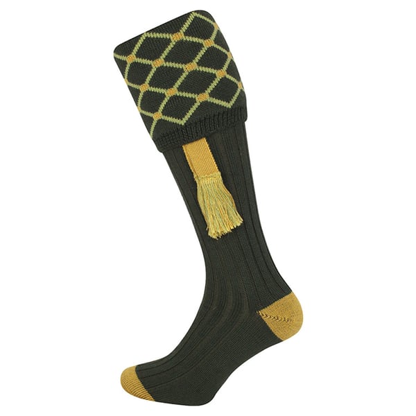 Jack Pyke Unisex Adult Diamond Shooting Socks with Garters