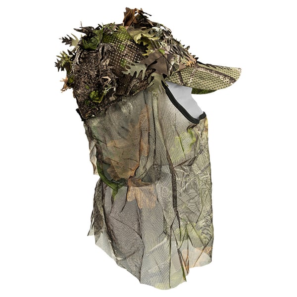 Jack Pyke Unisex Adult LLCS Oak Leaf Camo Baseball Cap with Veil