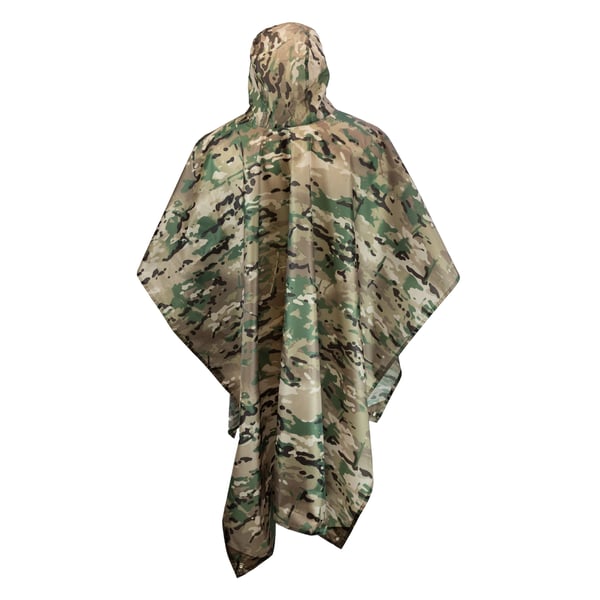 Mil-Com Mens Camo Poncho