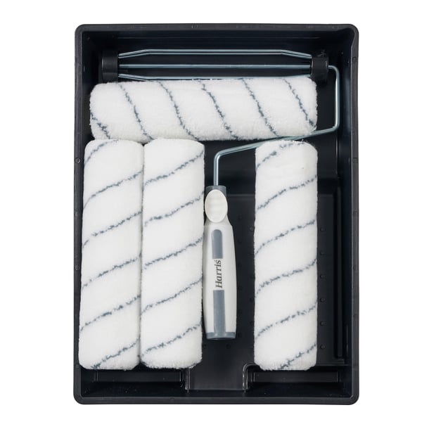 Harris Seriously Good Walls And Ceilings Medium Pile Paint Roller Sleeve Set (Pack of 4) Harris Seriously Good Walls And Ceilings Medium Pile Paint Roller Sleeve Set (Pack of 4)