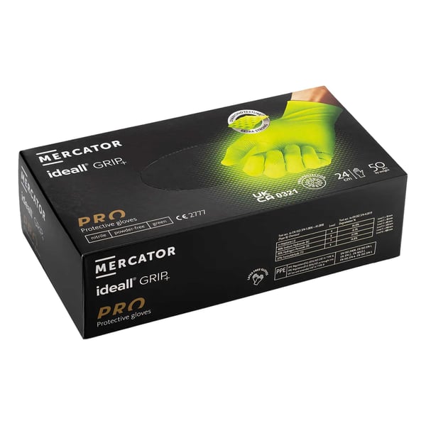 Predator Mercator Nitrilhandskar med grepp (50-pack)