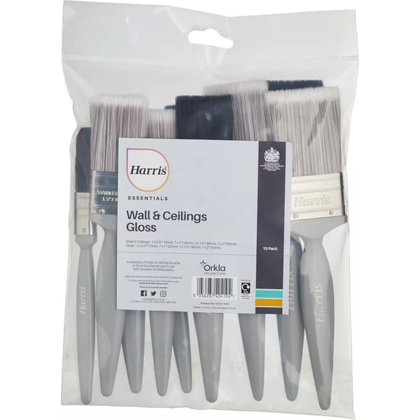Harris Essentials Paint Brush (Pack of 10)