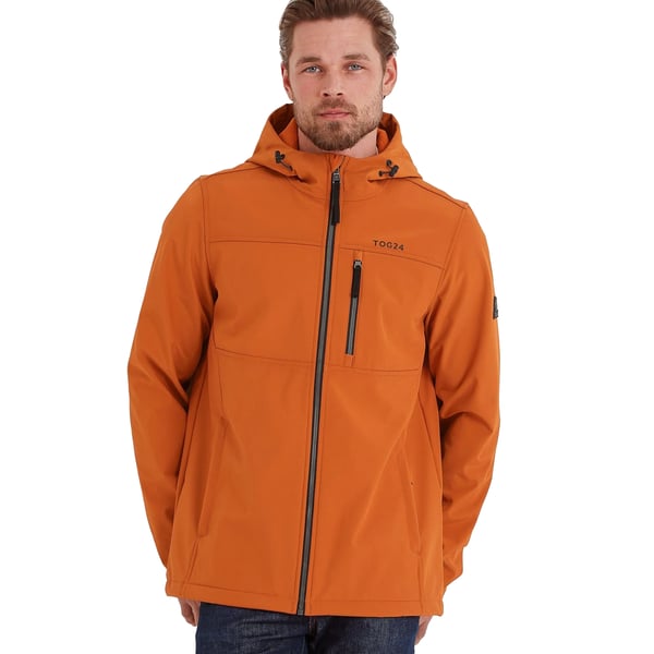 TOG24 Mens Truro Softshell Hooded Jacket