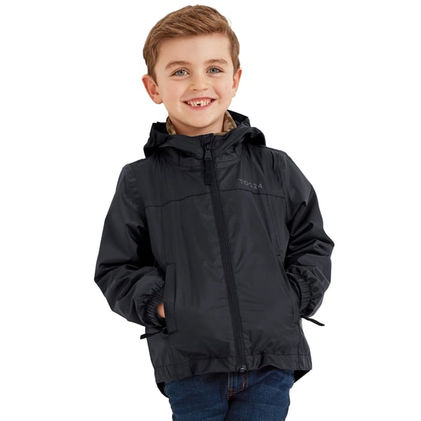 TOG24 Childrens/Kids Plain Packaway Waterproof Jacket