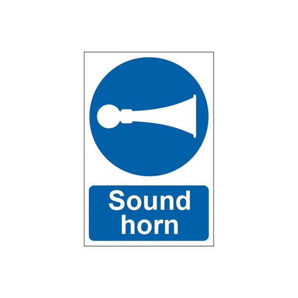 Scan Sound Horn - Pvc Sign 200 X 300mm