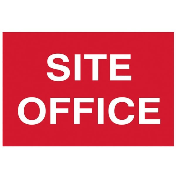 Scan Site Office - PVC-kyltti 600 x 400 mm Scan Site Office - PVC-kyltti 600 x 400 mm