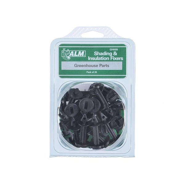 Alm Manufacturing Gh009 Shading/insulation Fixers Pack Of 20