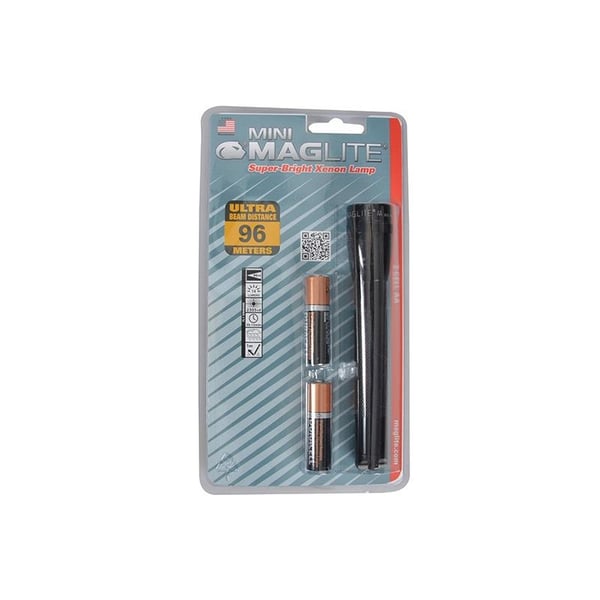 Maglite M2a016 Mini Mag Aa hehkulamppu taskulamppu musta (läpipainopakkaus)