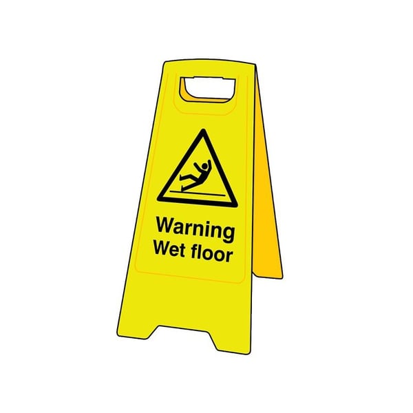 Scan Warning Wet Floor - Heavy Duty 'a' Board