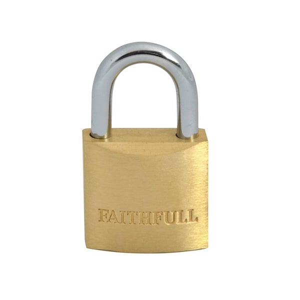Faithfull Brass Padlock