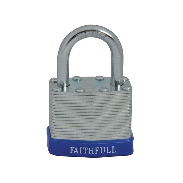 Faithfull Laminated Steel Padlock
