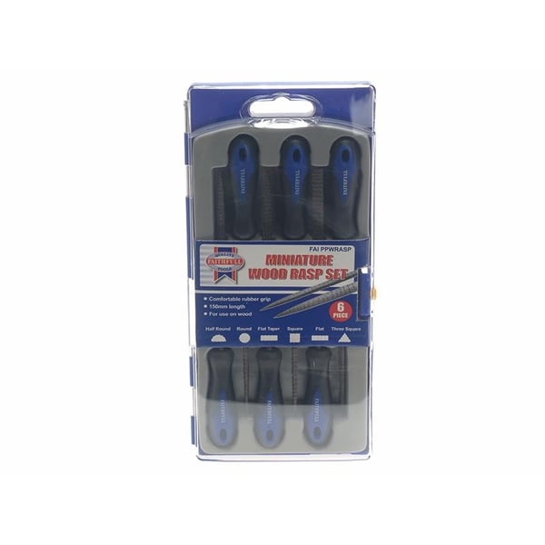 Faithfull Precision Needle Rasp Set 6 Piece