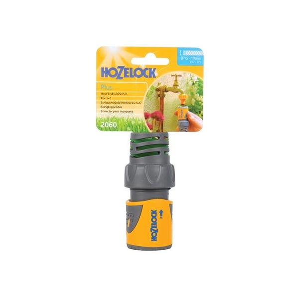 Hozelock 2060 Hose End Connector For 19mm (3/4 In) Hose