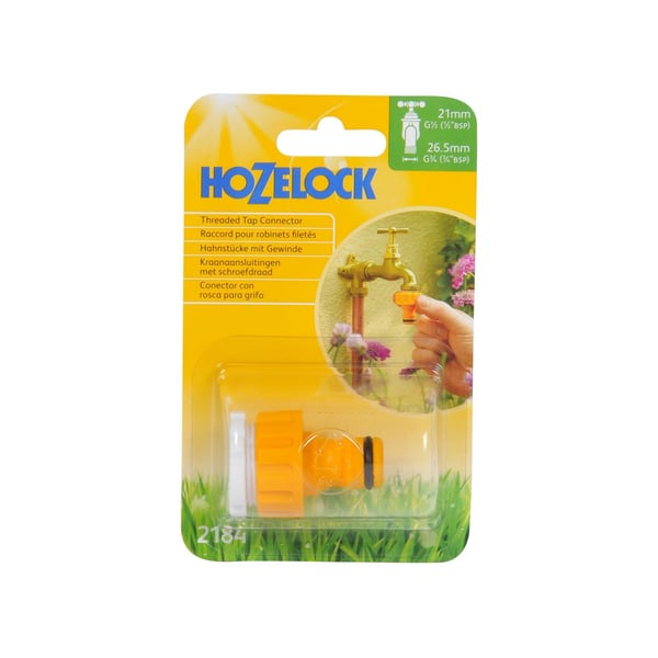 Hozelock 2184 Gevindhaneforbindelse 21-26,5 mm (1/2-3/4 Bsp)