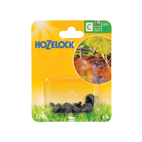 Hozelock 2785 End Line Pressure Dripper 4mm/13mm (pack 5)