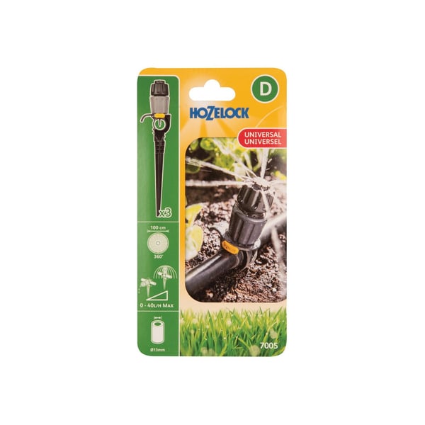 Hozelock 7005 Universal Droppspridare (3-pack)