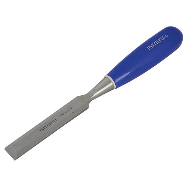 Faithfull Bevel Edge Chisel Blue Grip