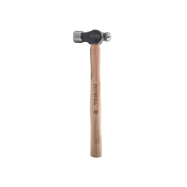 Faithfull Ball Pein Hammer, Fsc Hickory Handle