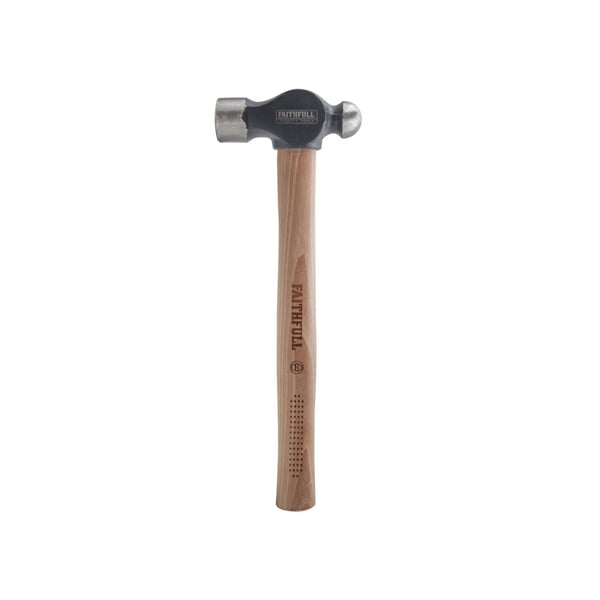 Faithfull Ball Pein Hammer, Fsc Hickory Handle