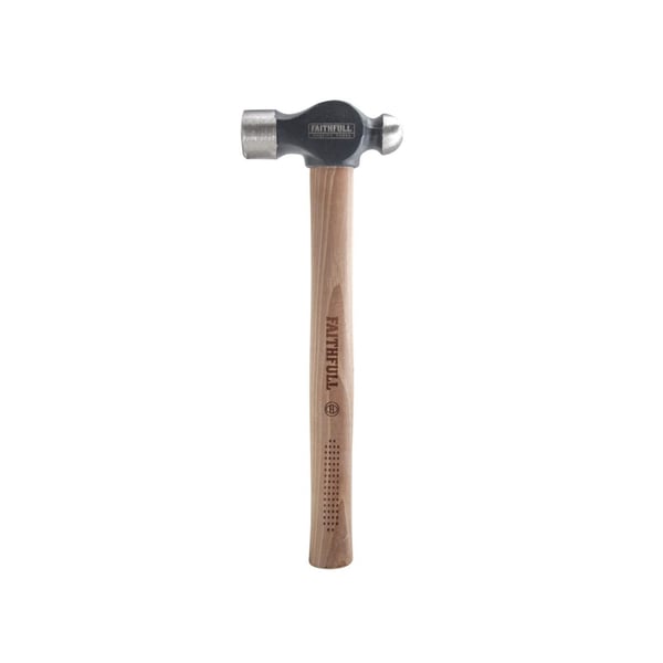 Faithfull Ball Pein Hammer, Fsc Hickory Handle