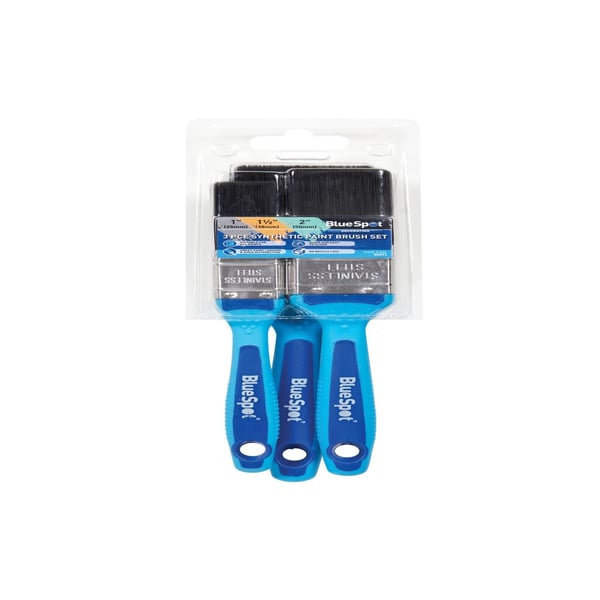 Bluespot Tools Soft Grip Synteettinen Sivellinsarja, 3 kpl