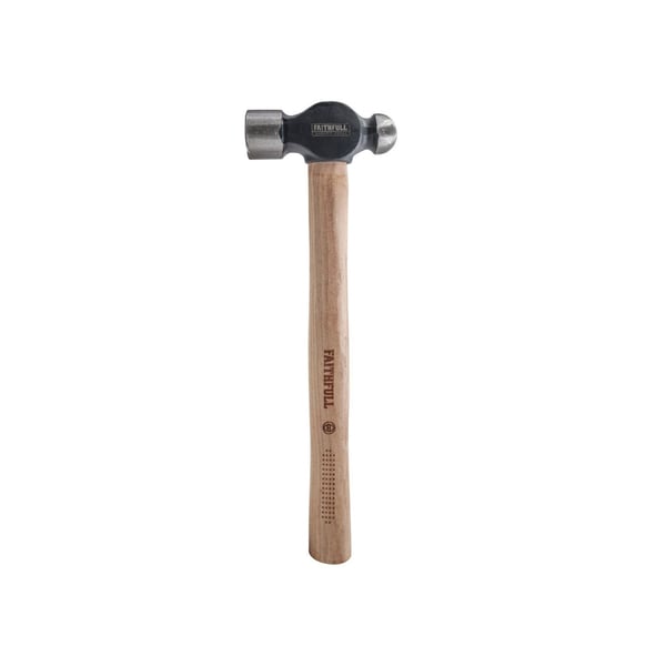 Faithfull Ball Pein Hammer, Fsc Hickory Handle