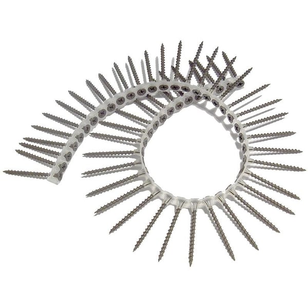 ForgeFix Båndede gipsskruer, Phillips, sneglehoved
