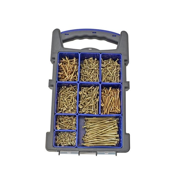 ForgeFix Forgefast Pozi Compatible Elite Performance Wood Screw Organiser 1000 stykker