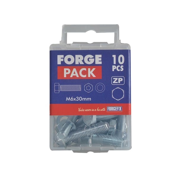 Forgefix luja kuusiokoloruuvi 8.8-luokka, sinkitty