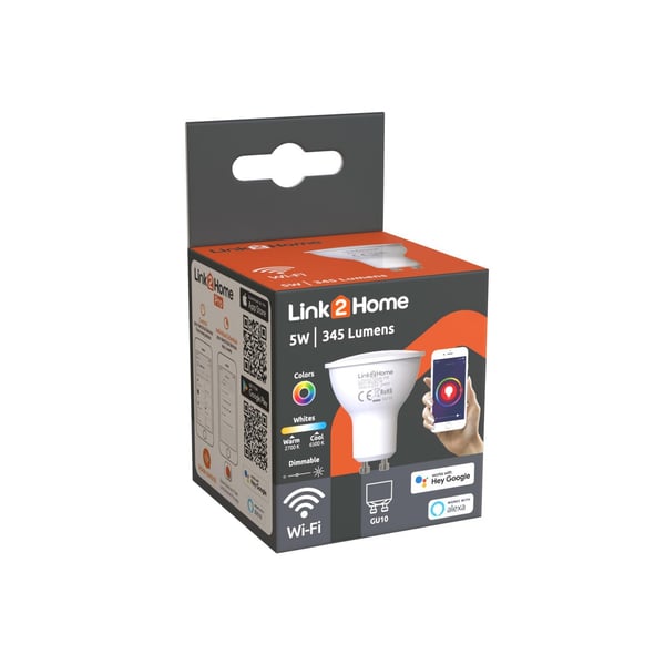 Link2home Wi-fi Led Himmennettävät RGB-lamput