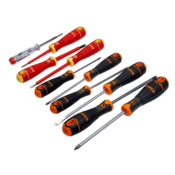 Bahco B219.110 Bahcofit Xl Screwdriver Set, 10 Piece