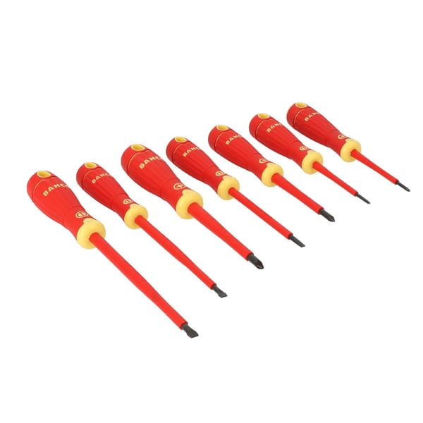 Bahco B220.017 Bahcofit Isolerad Skruvmejselsats, 7 delar