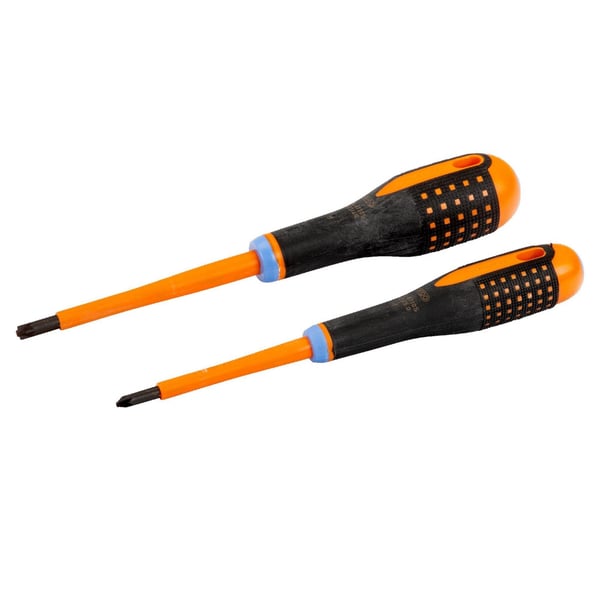 Bahco Be-9890s Ergo Vde Insulated Screwdriver Set, 2 Piece