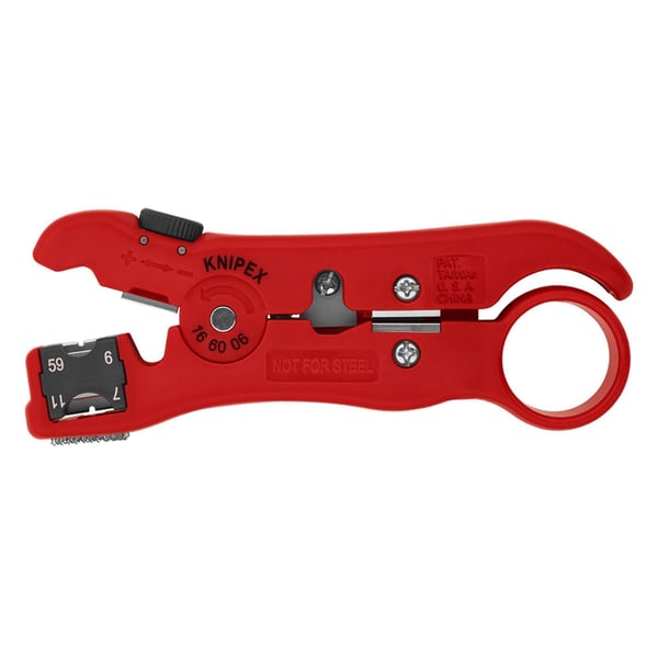 Knipex-kuorintatyökalu koaksiaali- ja datakaapeleille