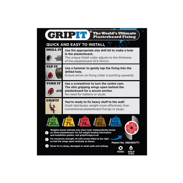 Gripit Röda Gipsankare