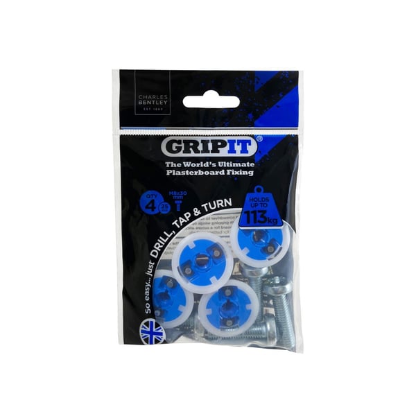 Gripit Blå Gipsskivefästen