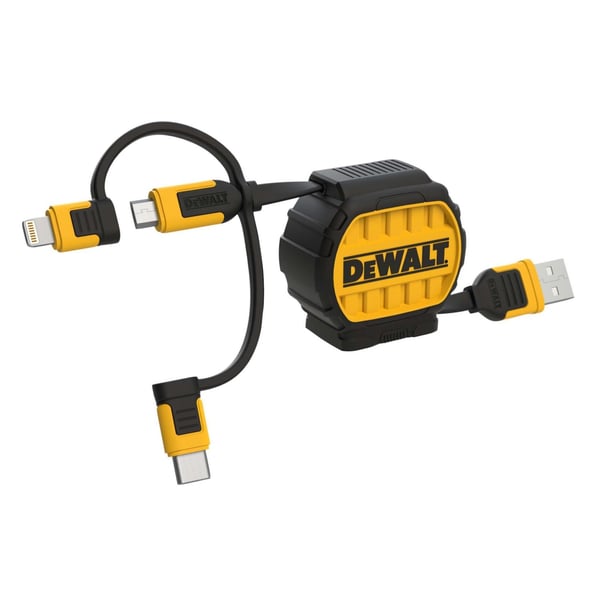 DEWALT Telecoms 3-i-1 udtrækkeligt kabel 0,9 m (3 fod)