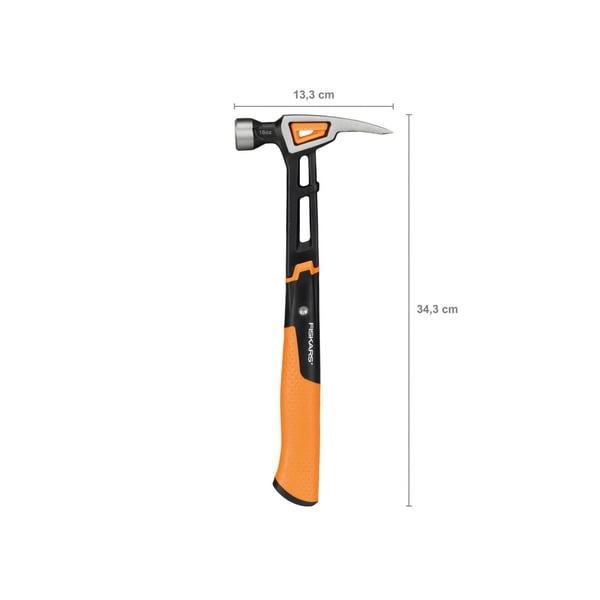 Fiskars IsoCore viimeistelyvasara 450g (16oz)