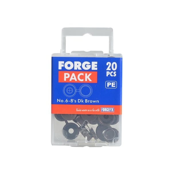 Forgefix Gångjärnsförsedda Täckhattar, Förpackade
