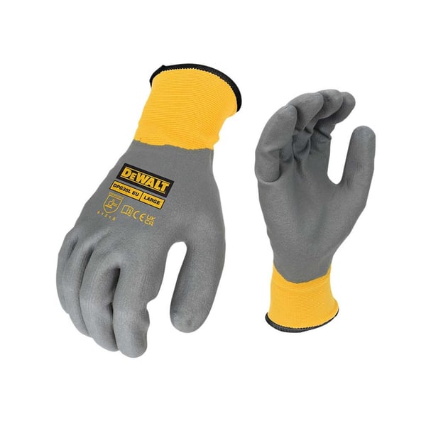 DeWALT Power Tools Vandafvisende handsker - L (størrelse 9)